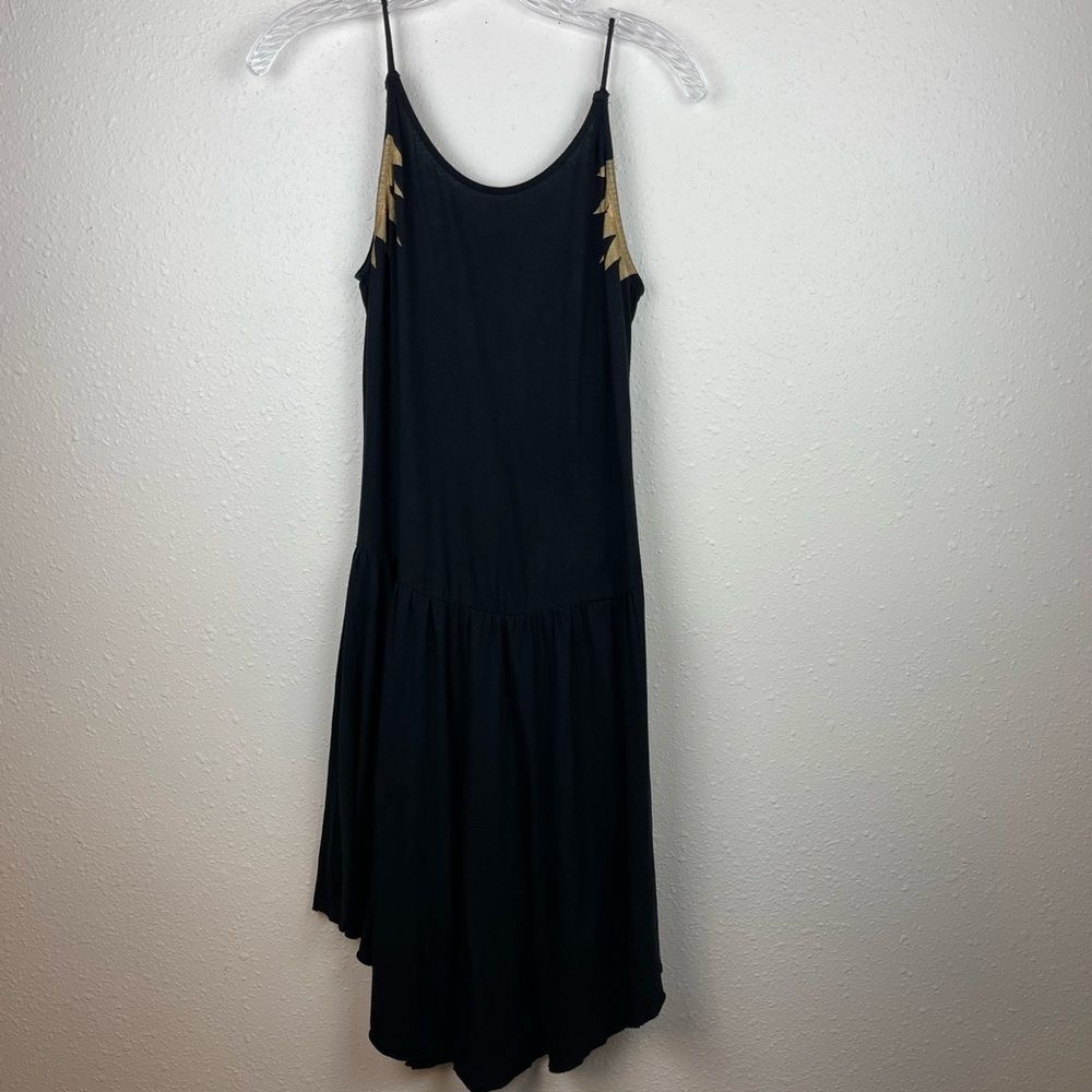 Free People Gold Scoop Back Dress